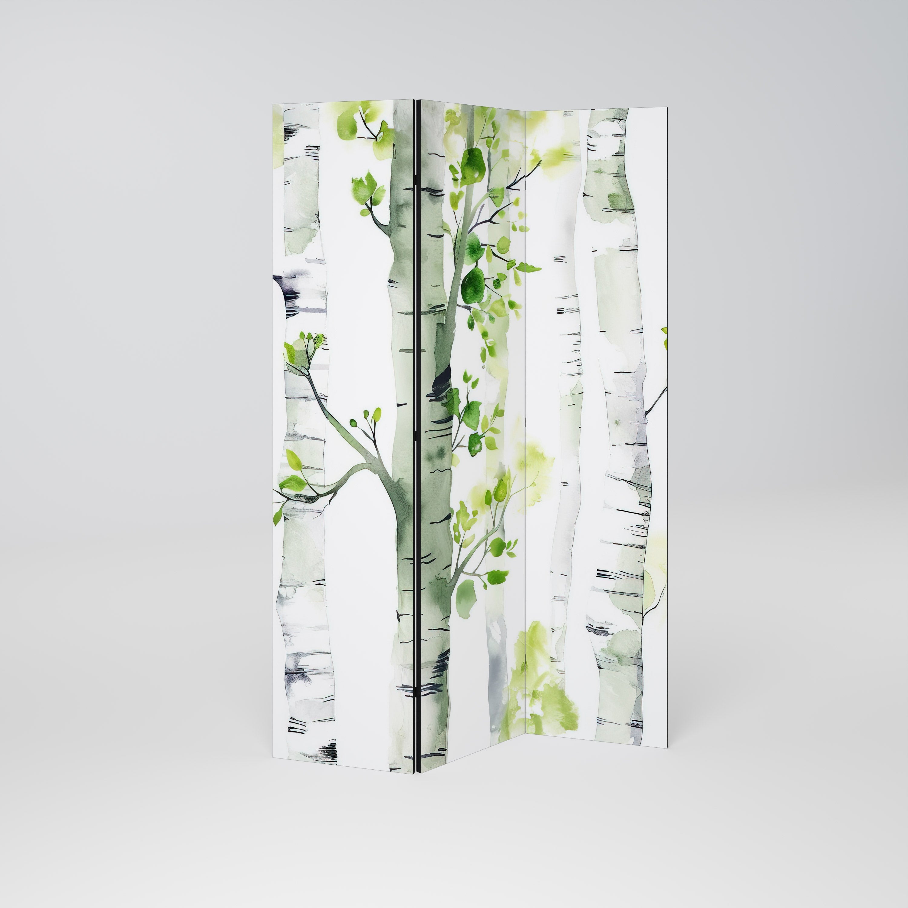 BIRCHY SOLACE Dekorativer 3-teiliger Raumteiler