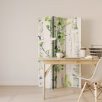 BIRCHY SOLACE Dekorativer Paravent - 3-teilig