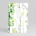 BIRCHY SOLACE Selbstklebendes Poster - Hochformat