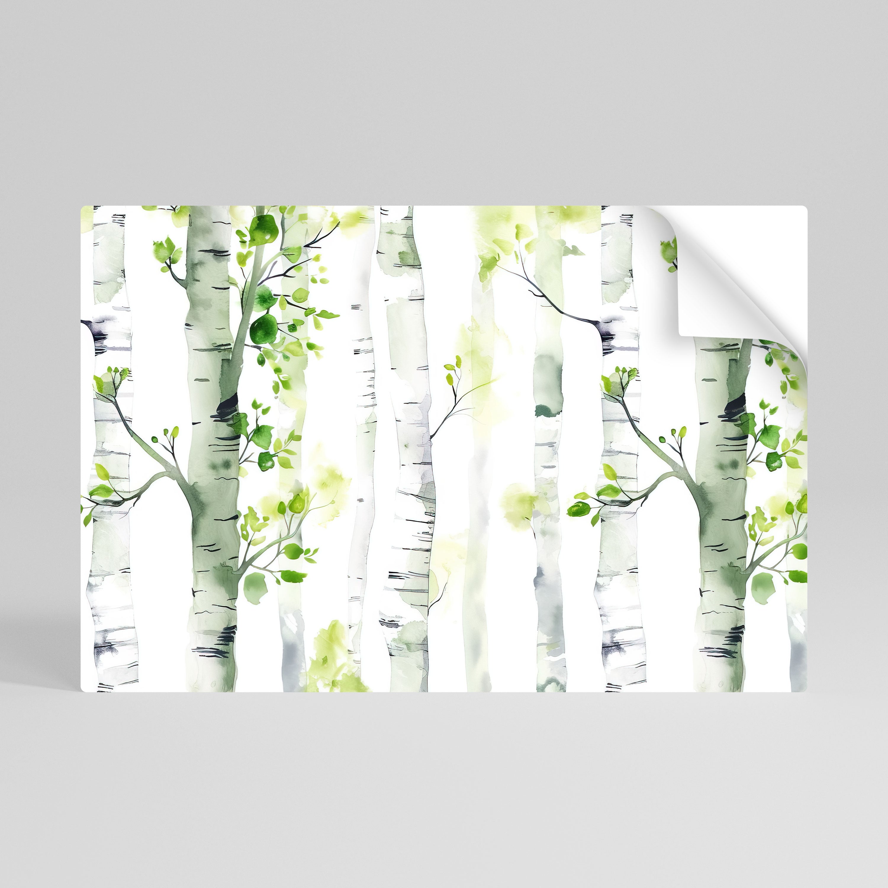 BIRCHY SOLACE Selbstklebendes Horizontal-Poster