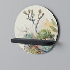 SECRET GARDEN Rundes Kunstregal in Schwarz