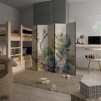 SECRET GARDEN Dekorativer Paravent - 5-teilig