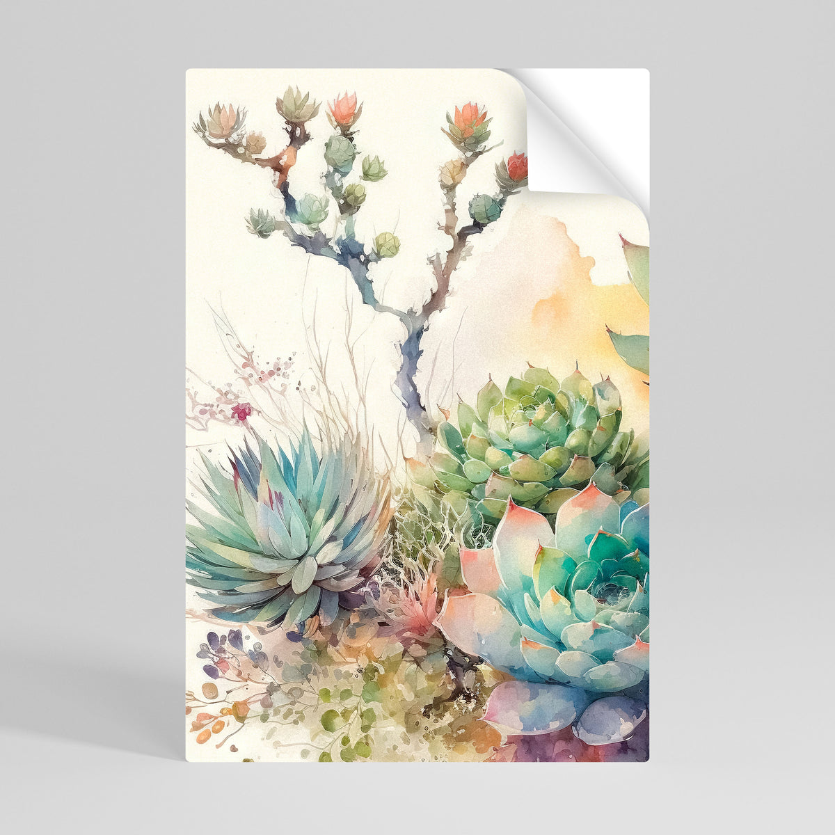 SECRET GARDEN Selbstklebendes Poster - Hochformat
