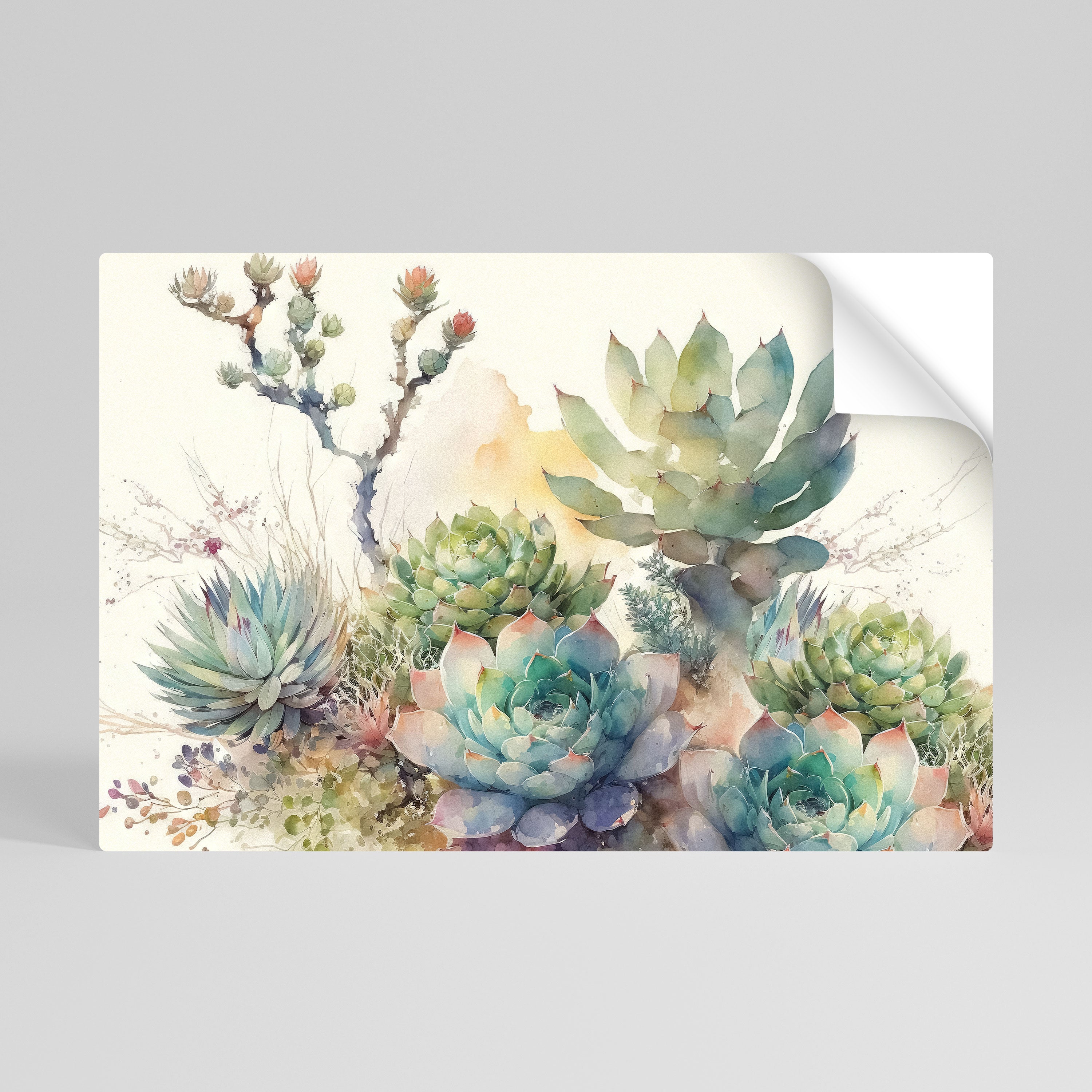 SECRET GARDEN Selbstklebendes Horizontal-Poster