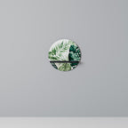 MONSTERA DREAM Rundes Kunstregal in Schwarz