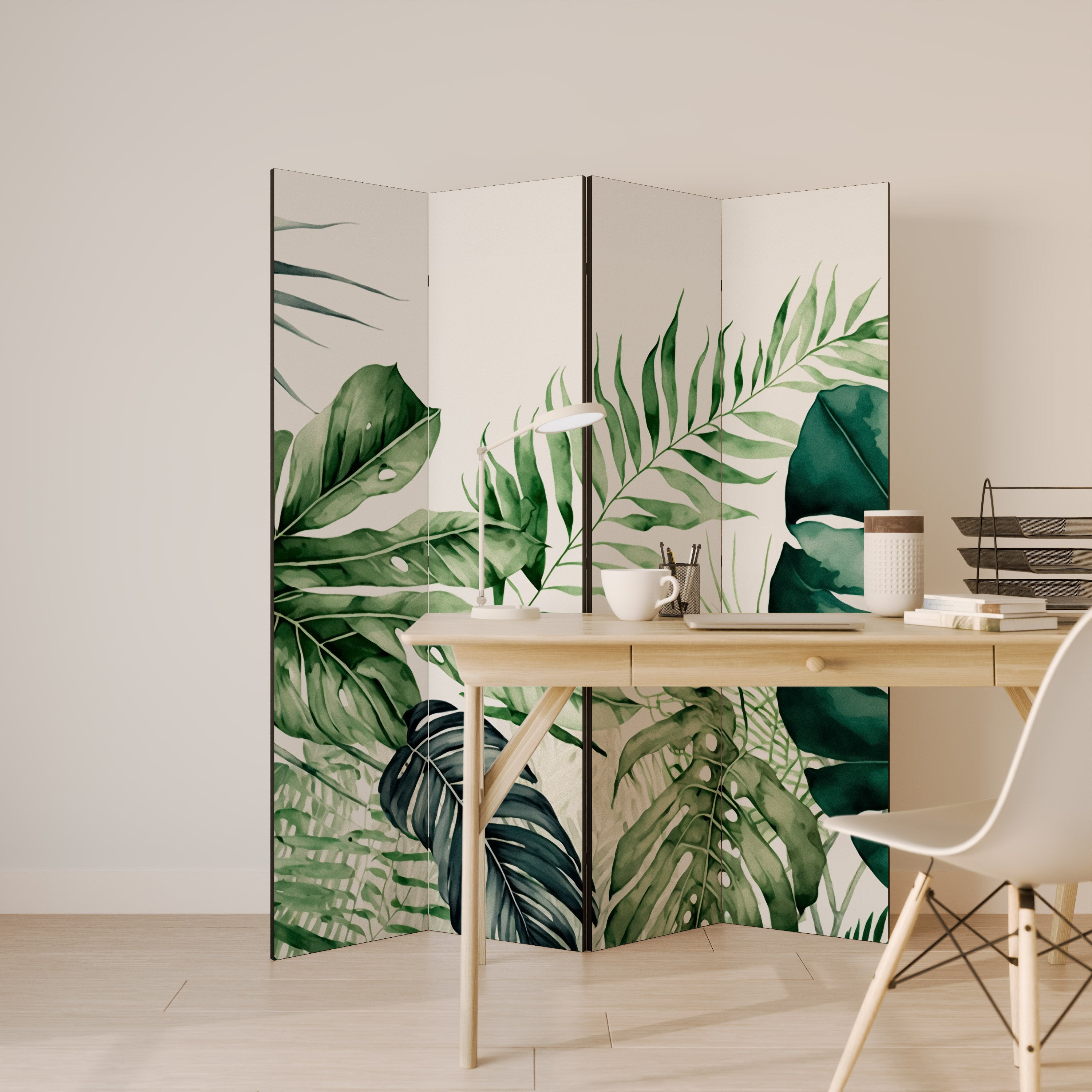 MONSTERA DREAM 4-teiliger Paravent