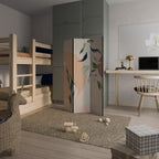 LEAFY SYMPHONY Dekorativer Paravent - 3-teilig