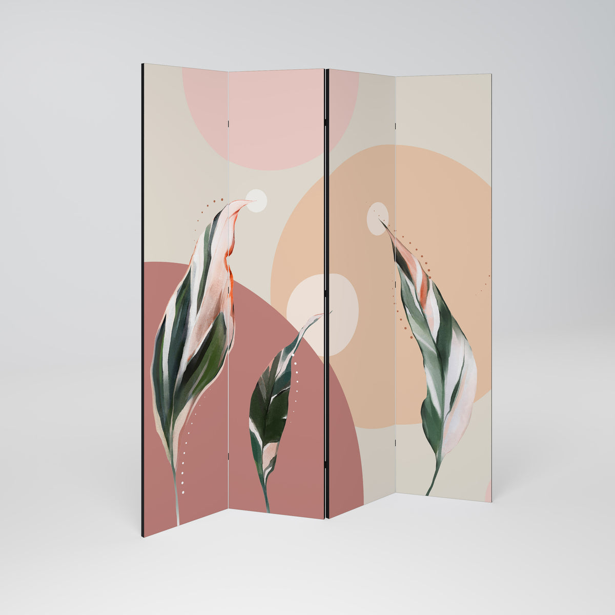 LEAFY SYMPHONY 4-teiliger Paravent