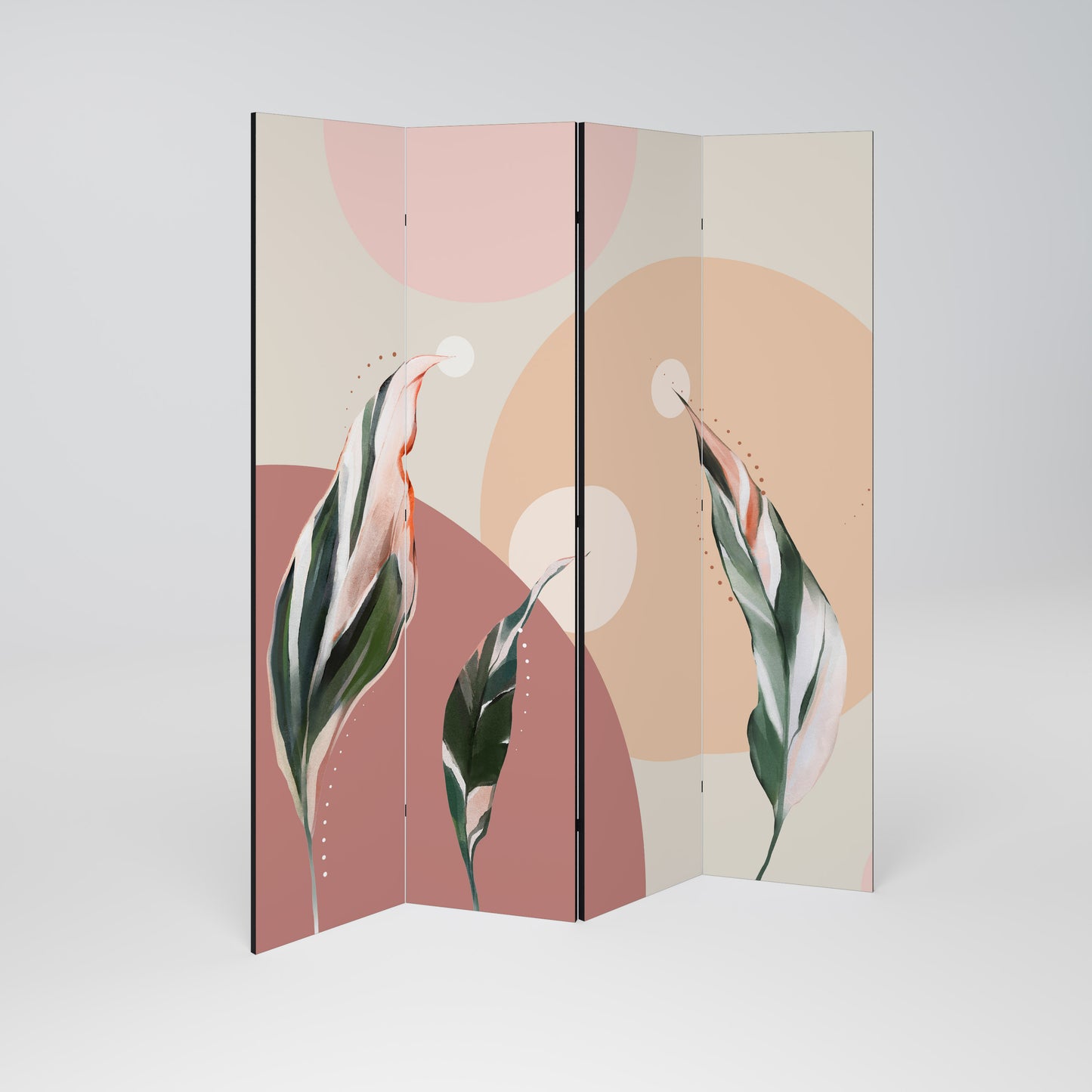 LEAFY SYMPHONY 4-teiliger Paravent