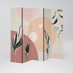 LEAFY SYMPHONY Decorative 5-Panel Room Divider