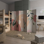 LEAFY SYMPHONY Dekorativer Paravent - 6-teilig