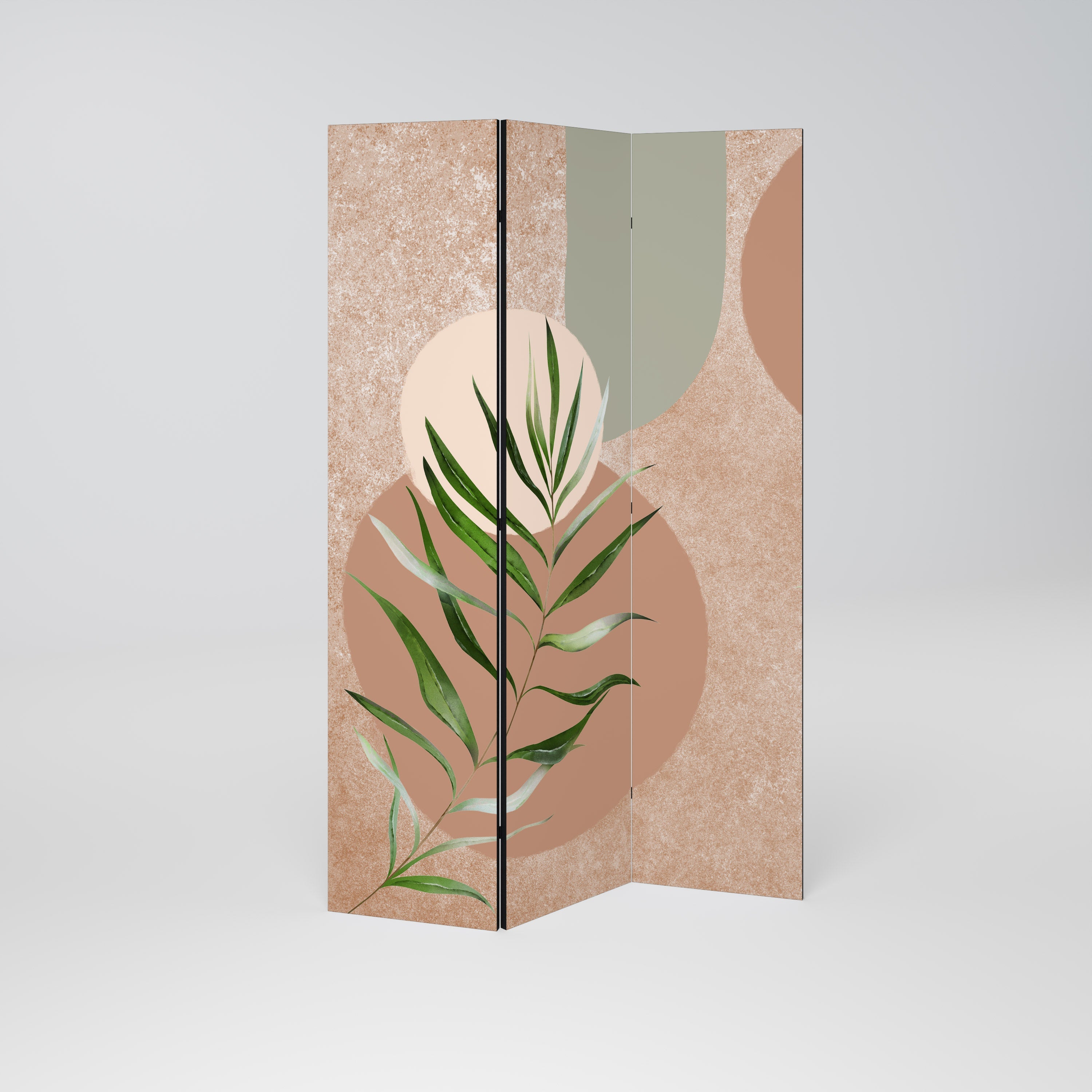 SENSUAL NATURE'S TAPESTRY Dekorativer 3-teiliger Raumteiler