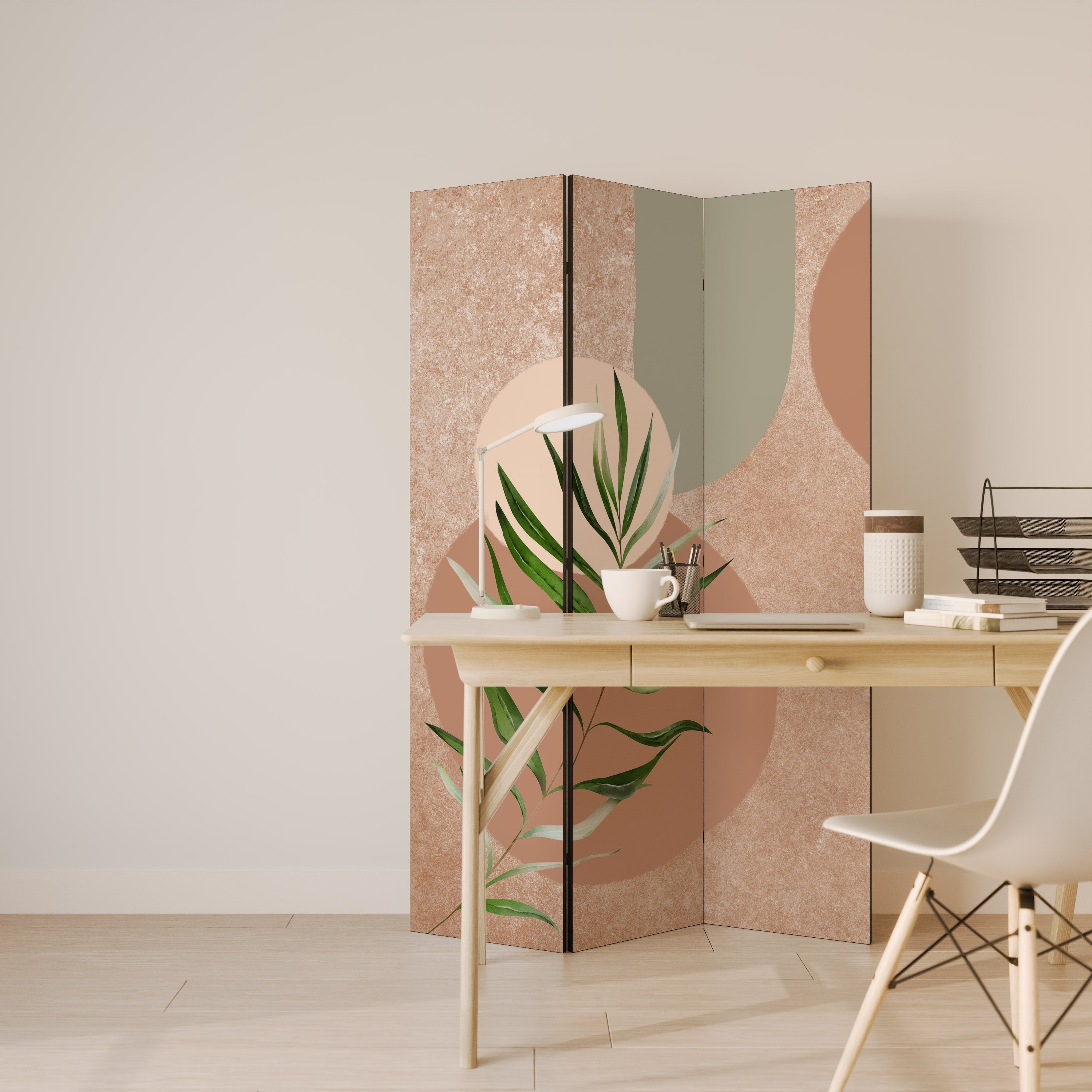 SENSUAL NATURE'S TAPESTRY 3-Panel Room Divider