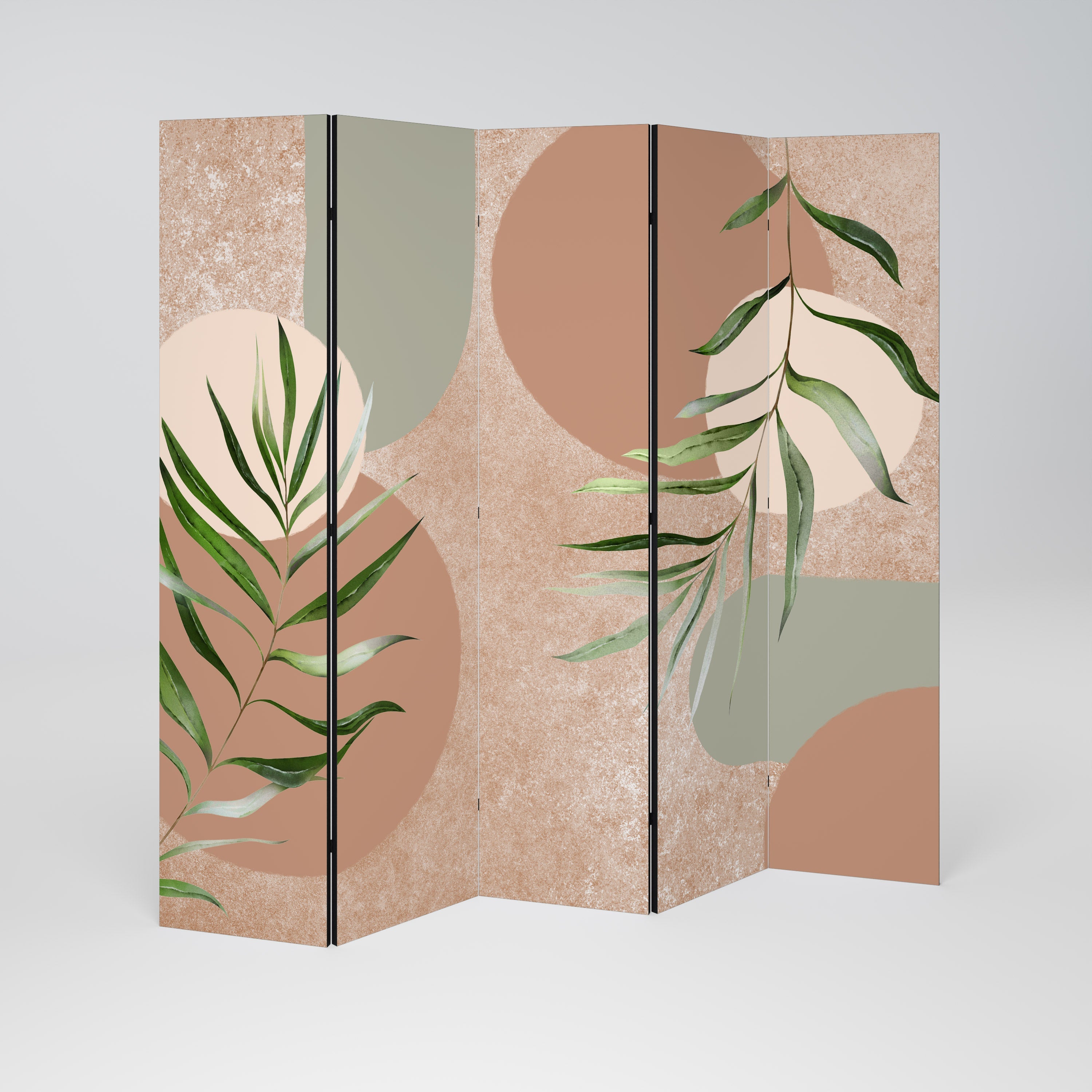 SENSUAL NATURE'S TAPESTRY Dekorativer 5-teiliger Raumteiler