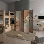 SENSUAL NATURE'S TAPESTRY Dekorativer Paravent - 5-teilig