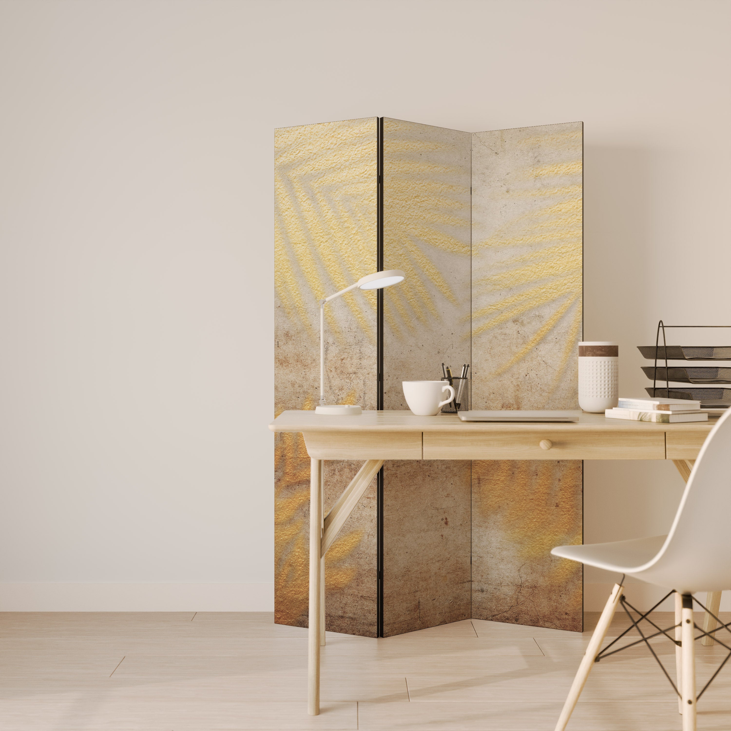 SUNSHADOW DREAMSCAPE Dekorativer 3-teiliger Raumteiler