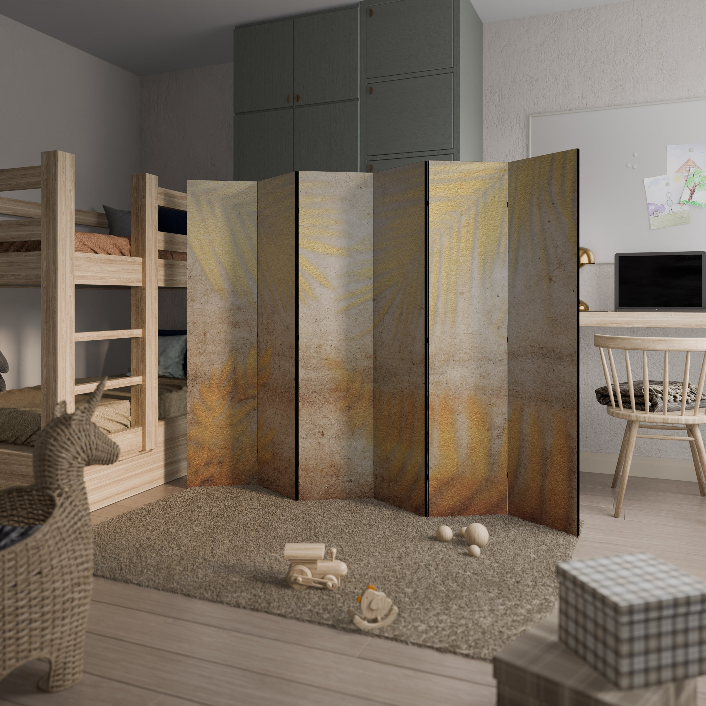 SUNSHADOW DREAMSCAPE Dekorativer 6-teiliger Raumteiler