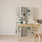 PEACEFUL SPRIGS Decorative 3-Panel Room Divider