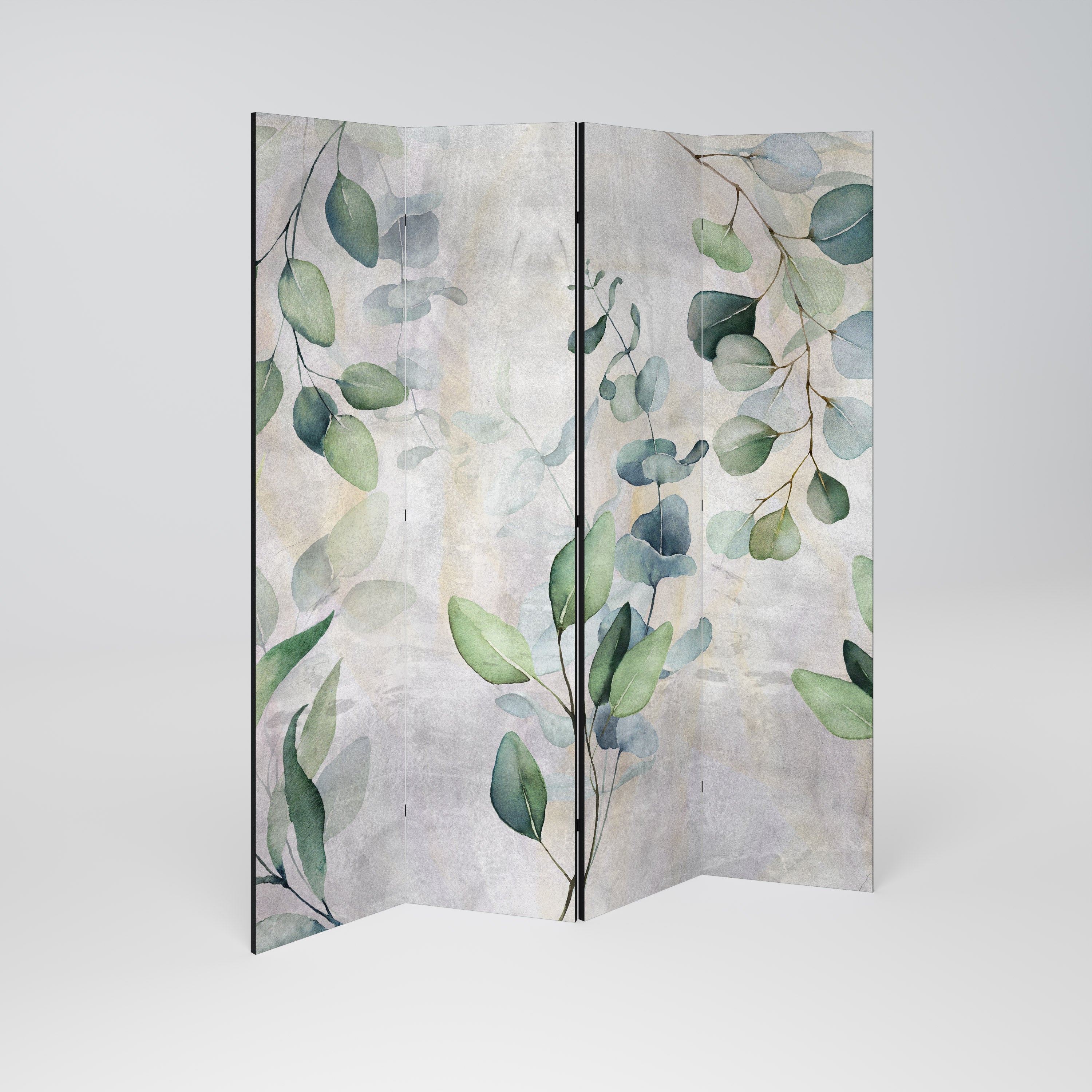 PEACEFUL SPRIGS 4-teiliger Paravent