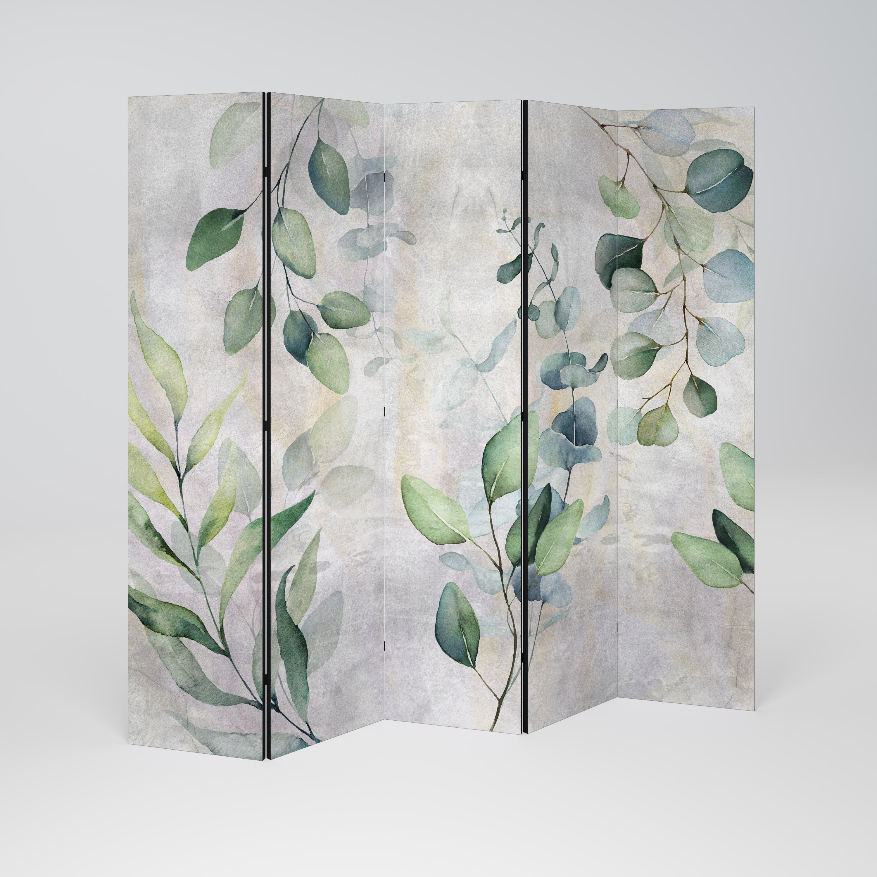 PEACEFUL SPRIGS 5-Panel Room Divider