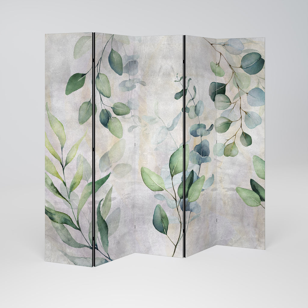 PEACEFUL SPRIGS 5-teiliger Paravent