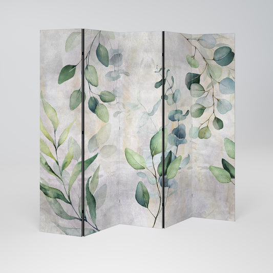 PEACEFUL SPRIGS 5-Panel Room Divider