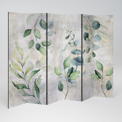 PEACEFUL SPRIGS 6-teiliger Paravent