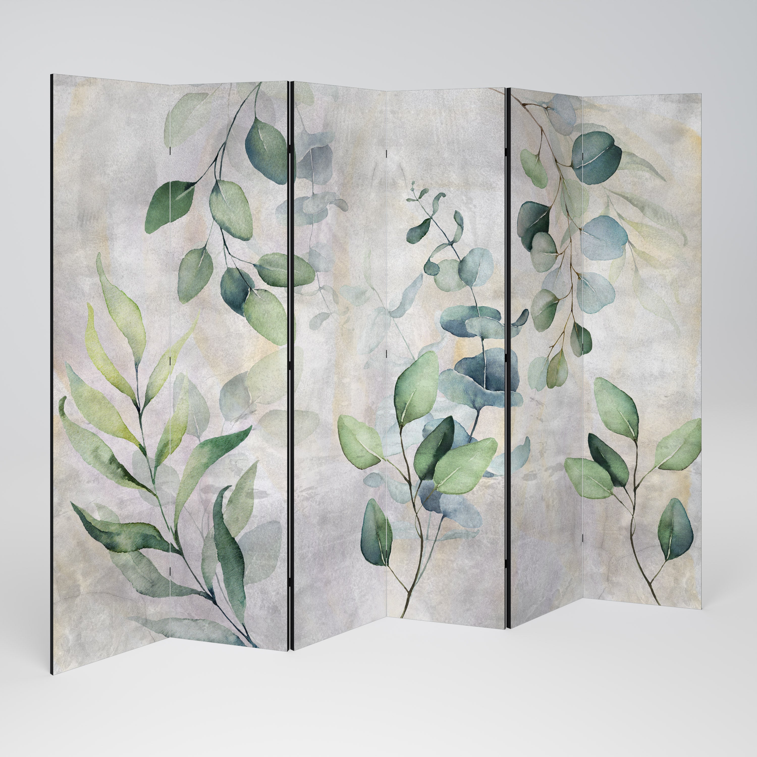 PEACEFUL SPRIGS 6-teiliger Paravent