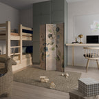 SOFT EARTHEN EMBRACE 3-Panel Room Divider