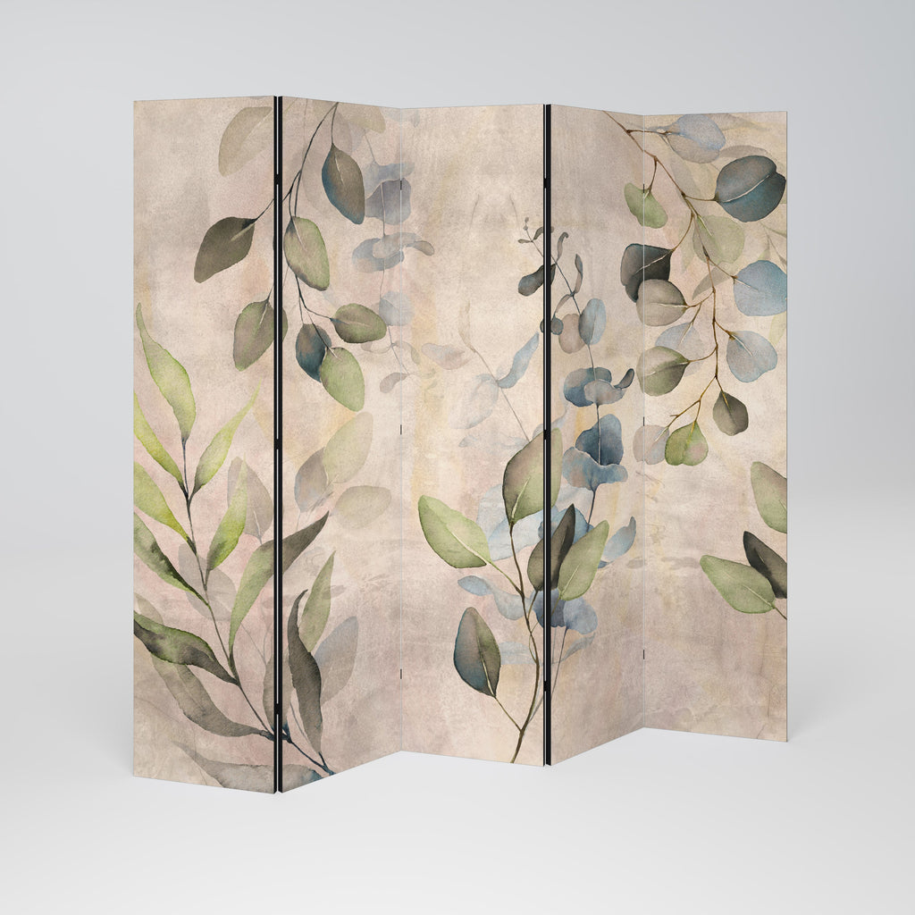 SOFT EARTHEN EMBRACE Dekorativer 5-teiliger Raumteiler