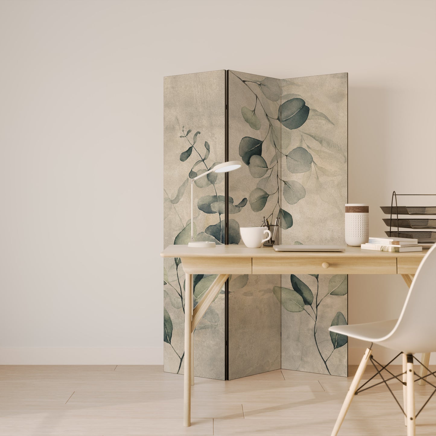 EARTHY TONED ELEGANCE 3-teiliger Paravent