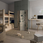 EARTHY TONED ELEGANCE Decorative 3-Panel Room Divider