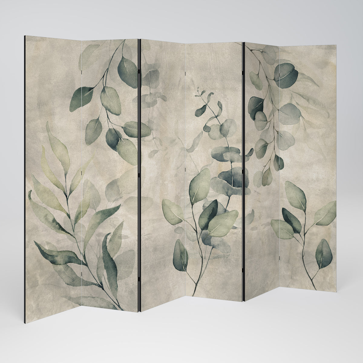 EARTHY TONED ELEGANCE 6-teiliger Paravent