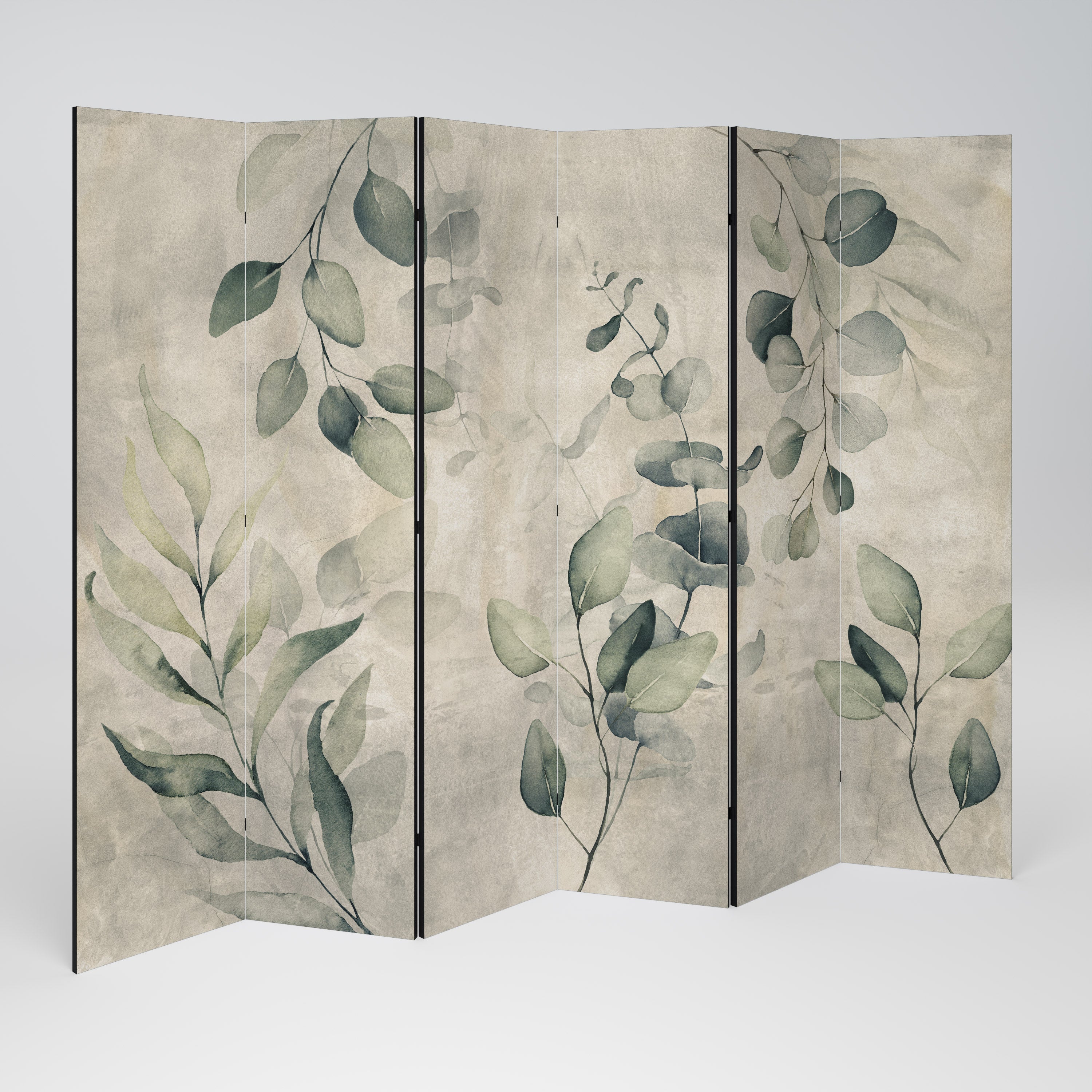 EARTHY TONED ELEGANCE 6-teiliger Paravent