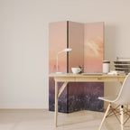 ENCHANTED MORNING VEIL Dekorativer Paravent - 3-teilig