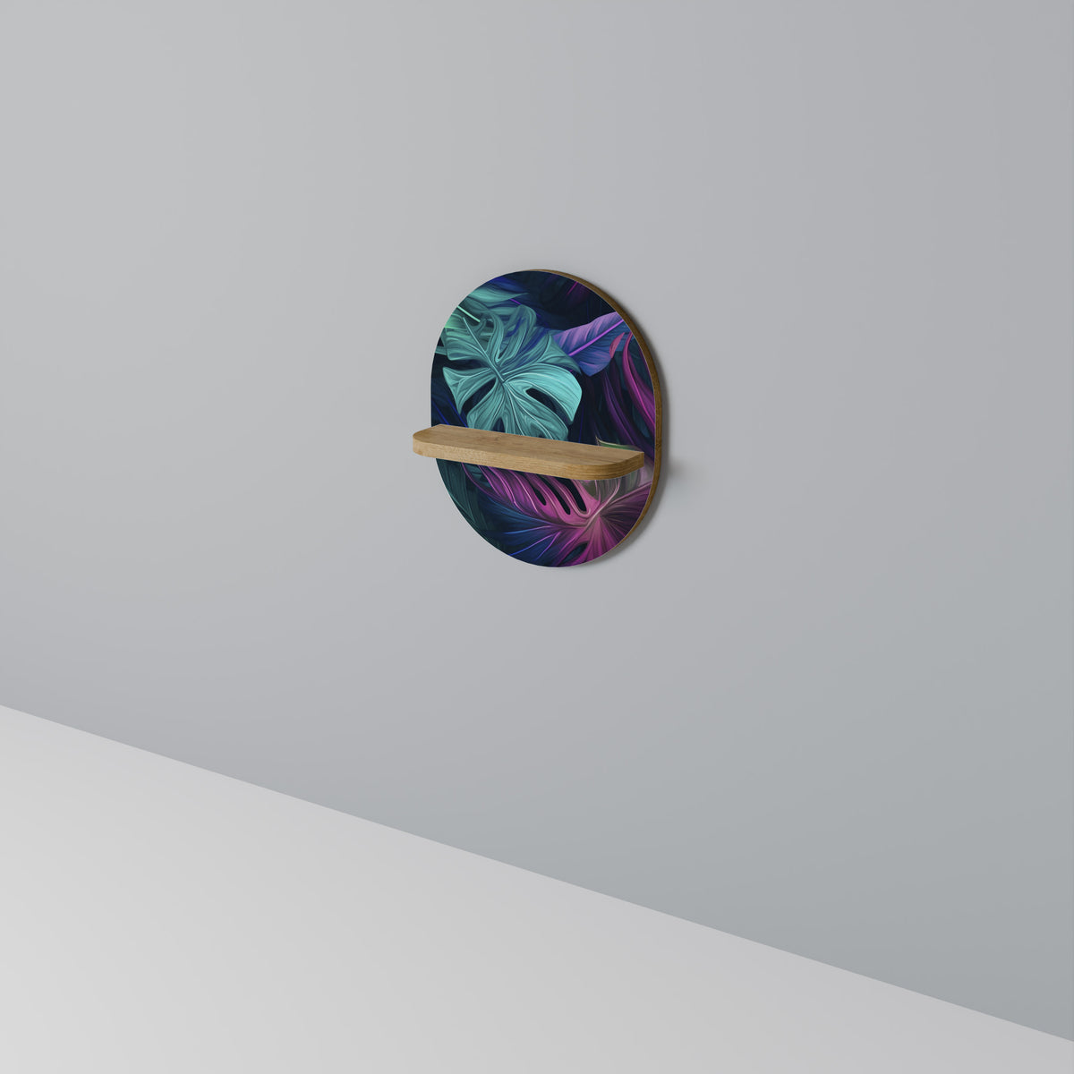 PSYCHODELIC MONSTERA Dekoratives Wandregal