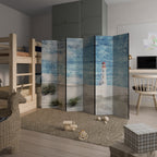 LIGHTHOUSE IN TRANQUILITY Dekorativer Paravent - 6-teilig