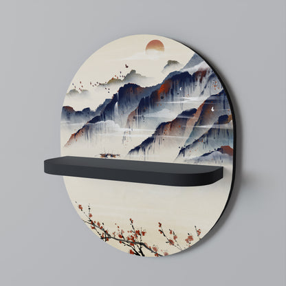JAPANESE LANDSCAPE Dekoratives Wandregal