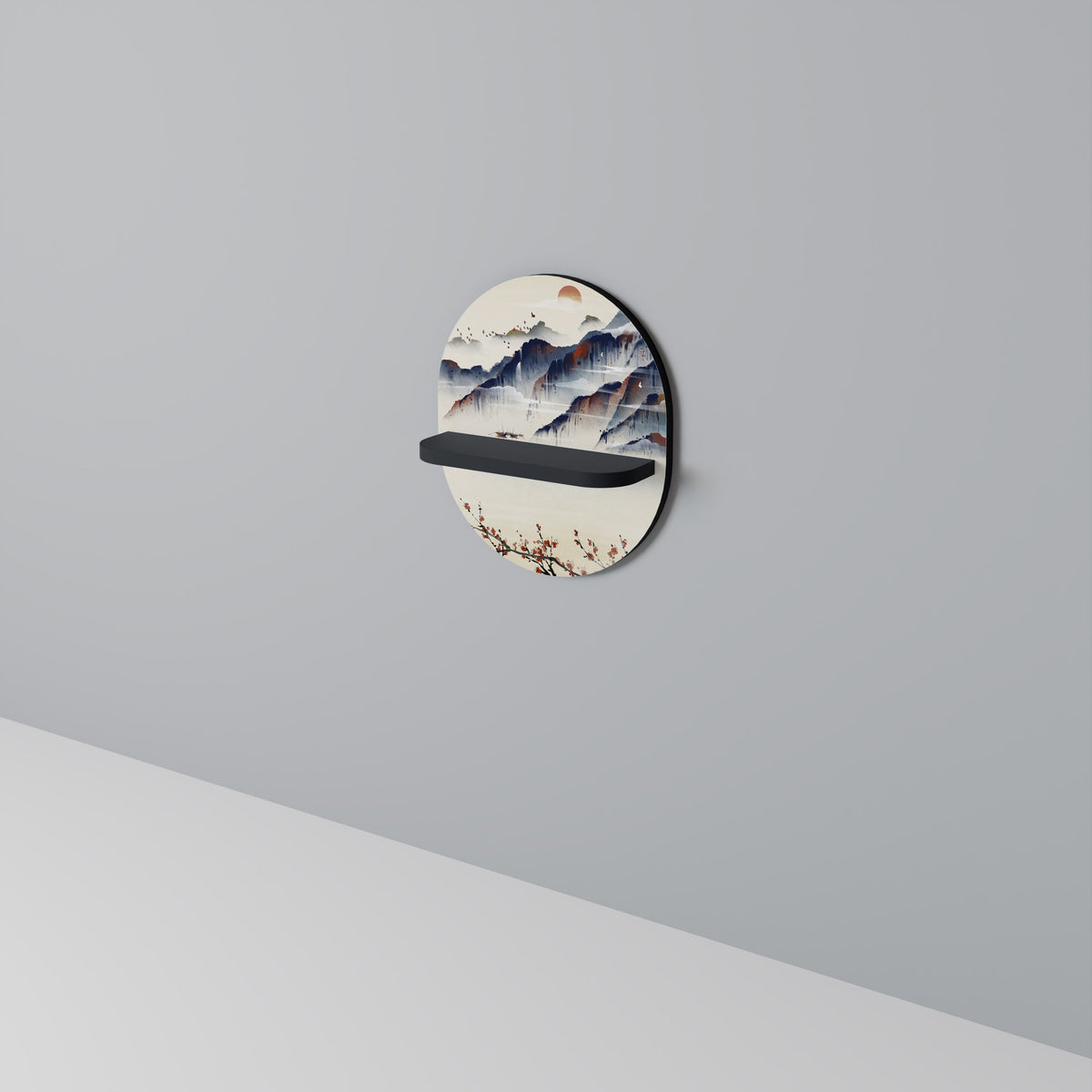 JAPANESE LANDSCAPE Dekoratives Wandregal