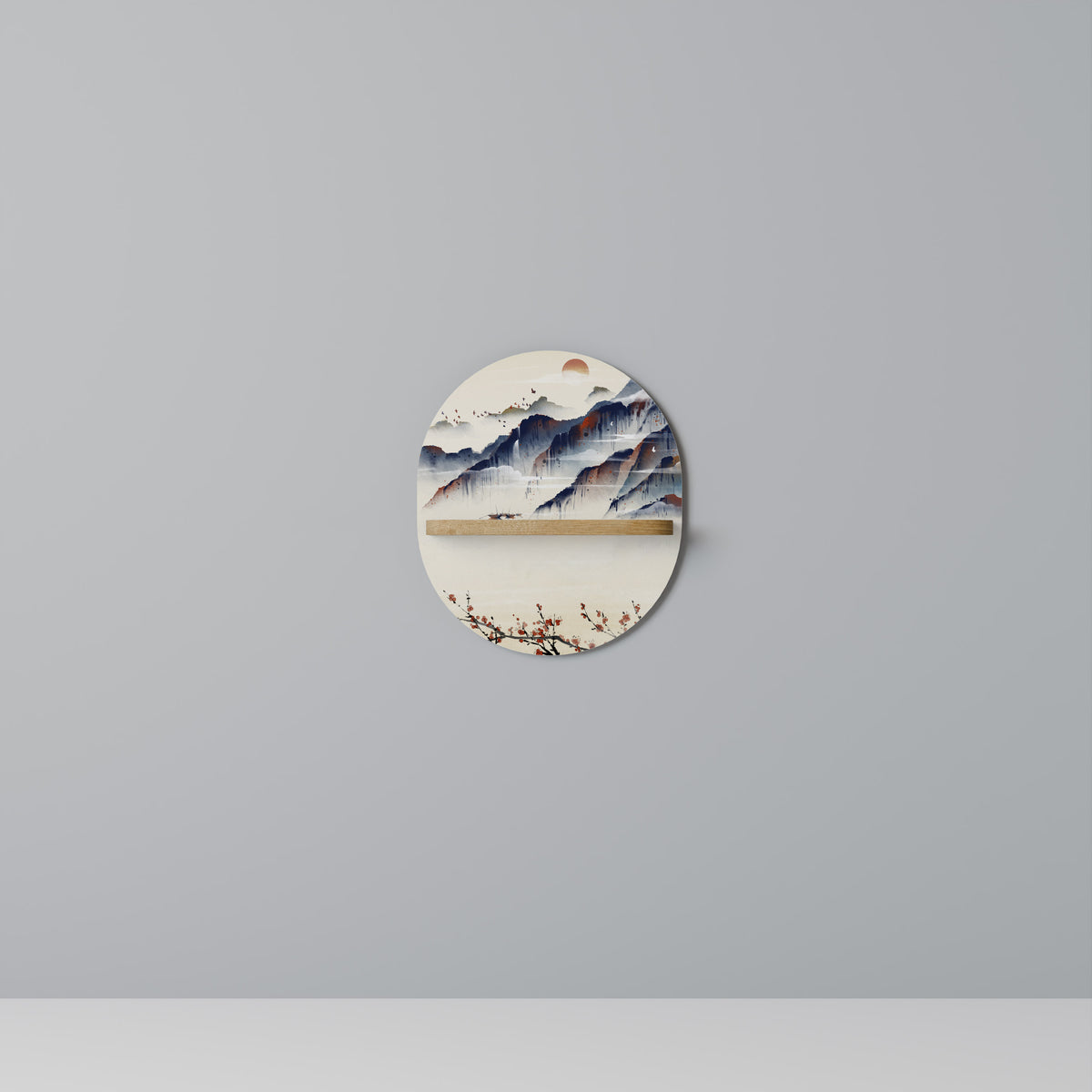 JAPANESE LANDSCAPE Dekoratives Wandregal