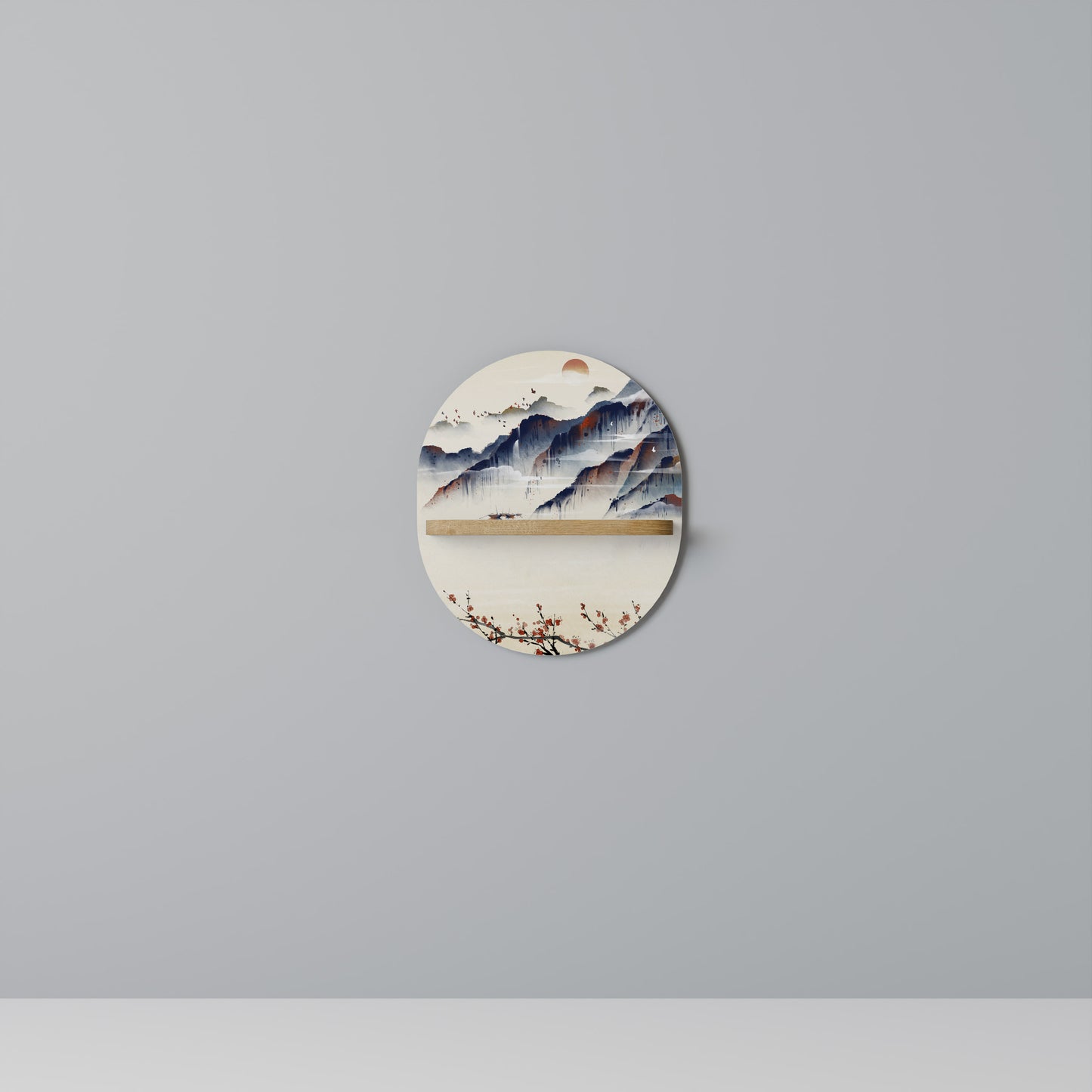 JAPANESE LANDSCAPE Dekoratives Wandregal