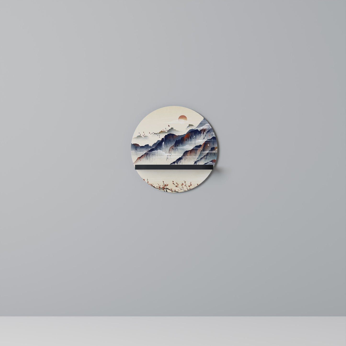 JAPANESE LANDSCAPE Dekoratives Wandregal