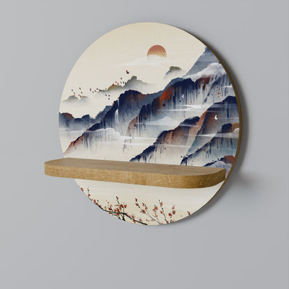 JAPANESE LANDSCAPE Dekoratives Wandregal