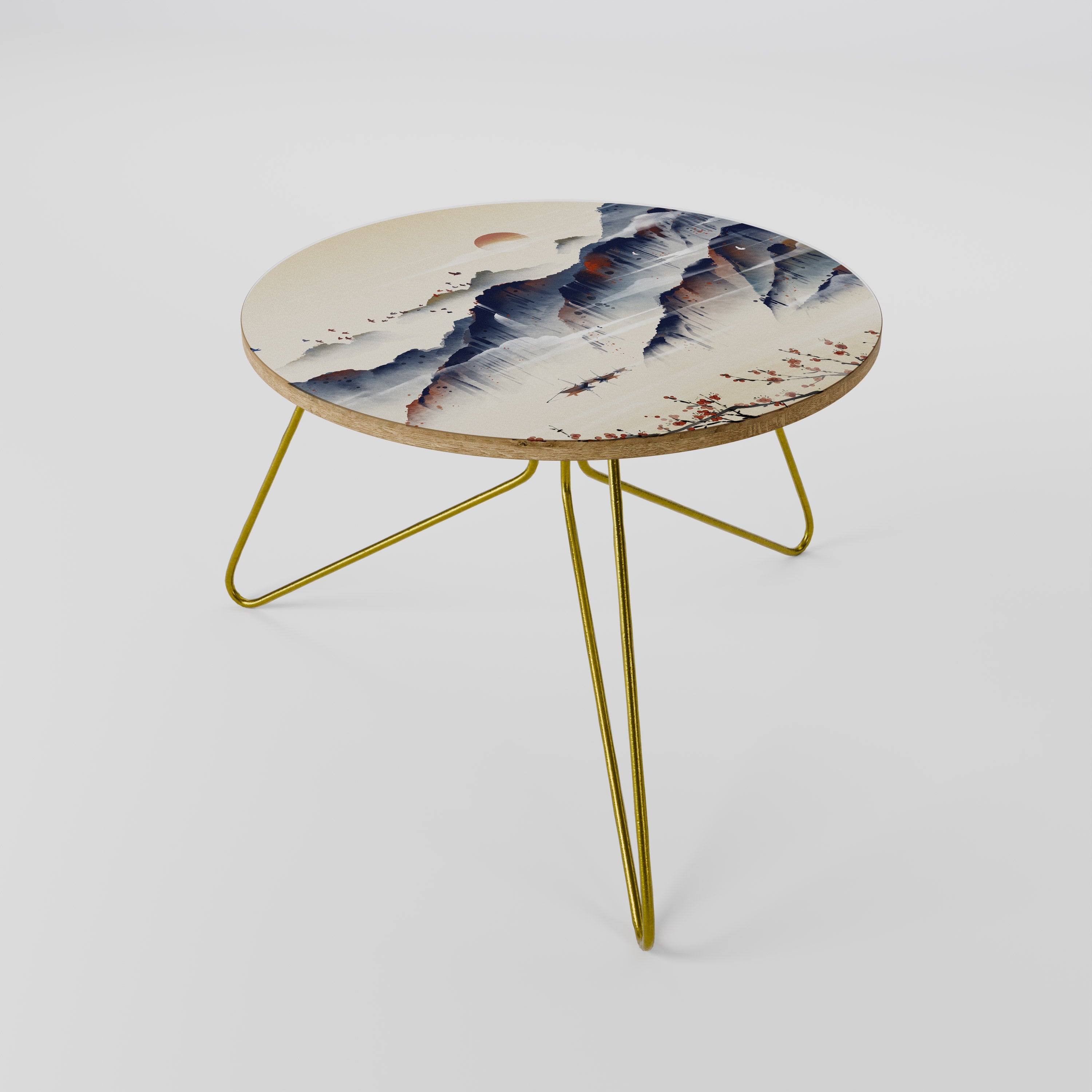 JAPANISCHE LANDSCHAFT Couchtisch 60