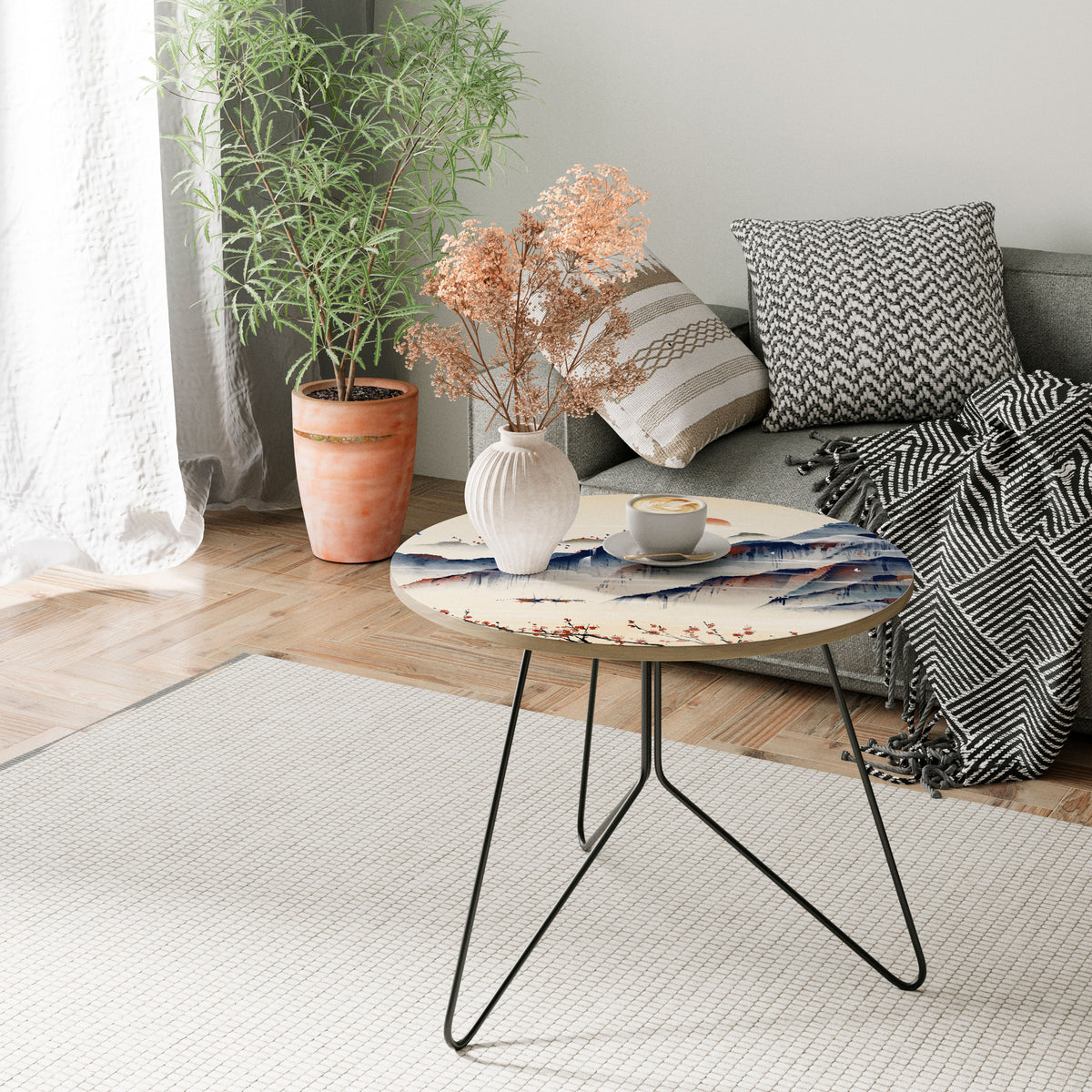 JAPANESE LANDSCAPE Couchtisch