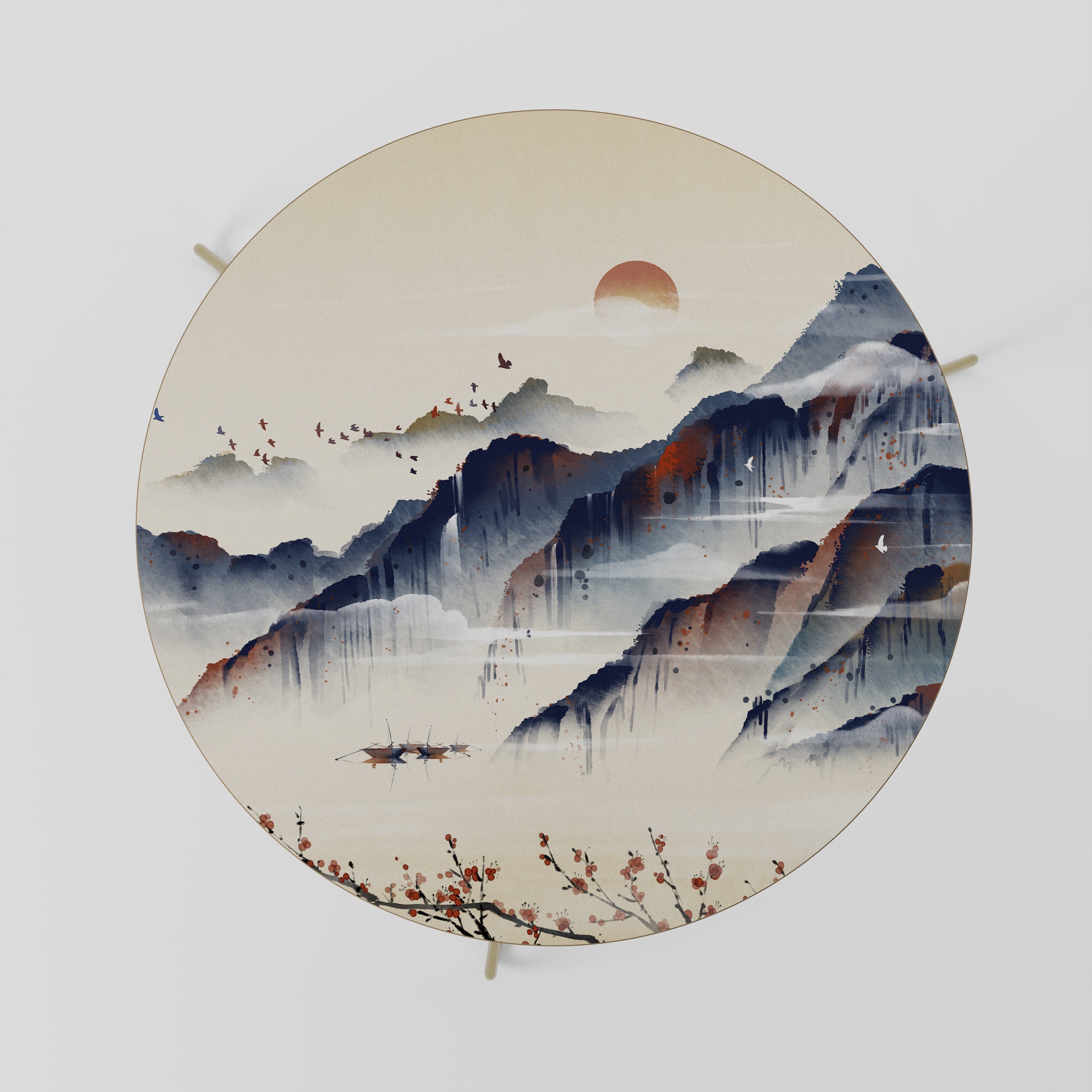 JAPANISCHE LANDSCHAFT Couchtisch 69