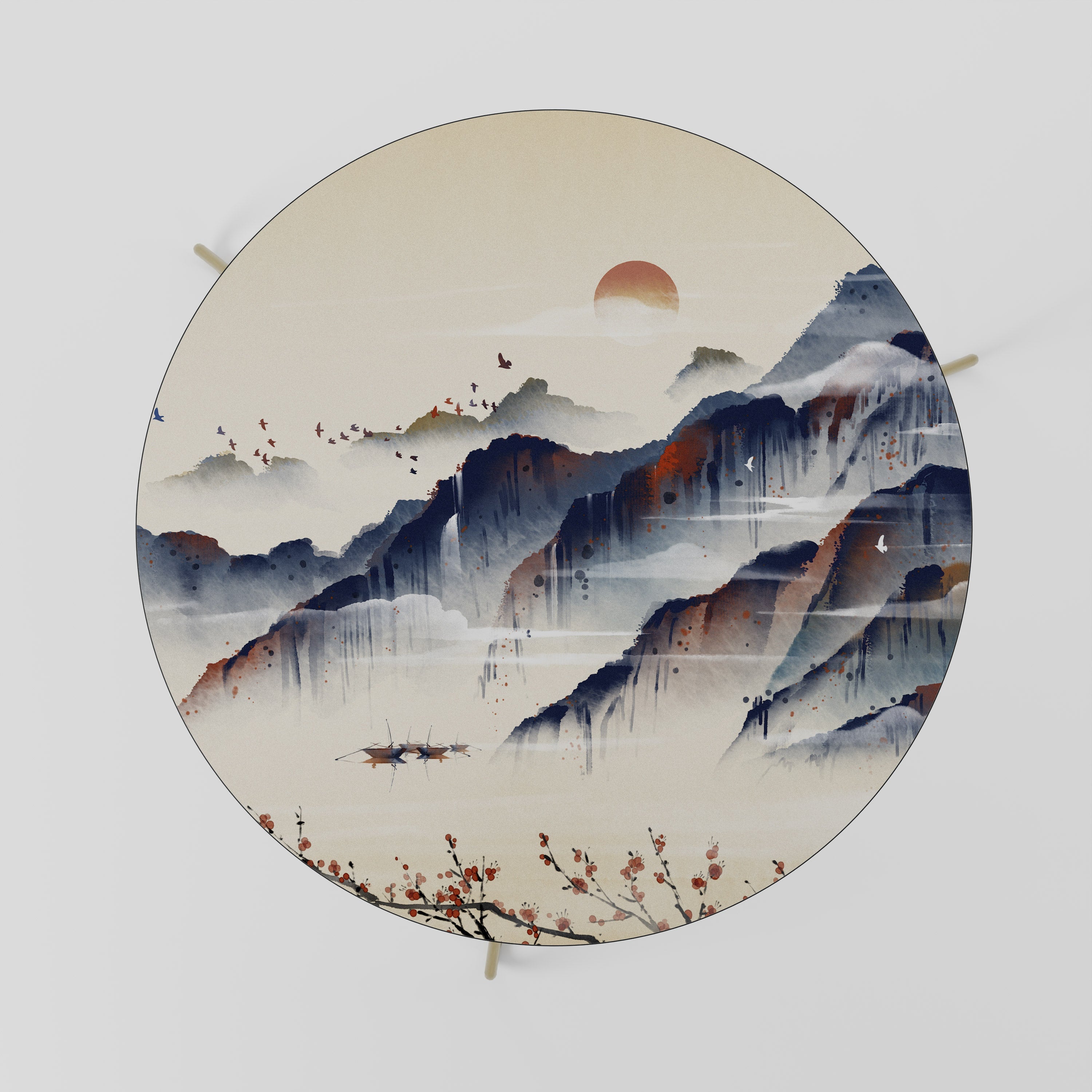 JAPANISCHE LANDSCHAFT Couchtisch 69