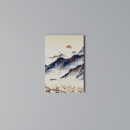 JAPANESE LANDSCAPE Vertical Canvas Print
