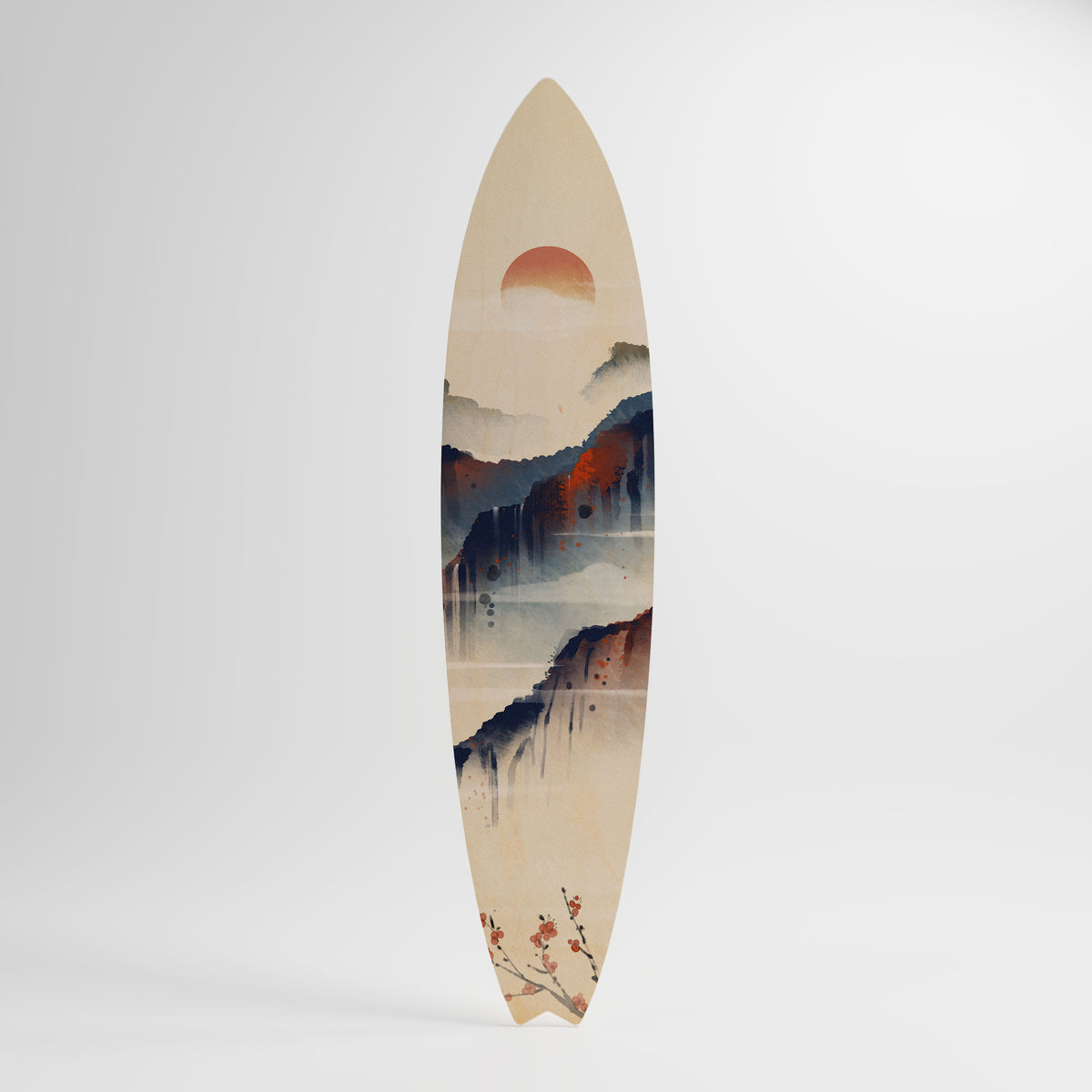 JAPANESE LANDSCAPE Deko-Surfboard