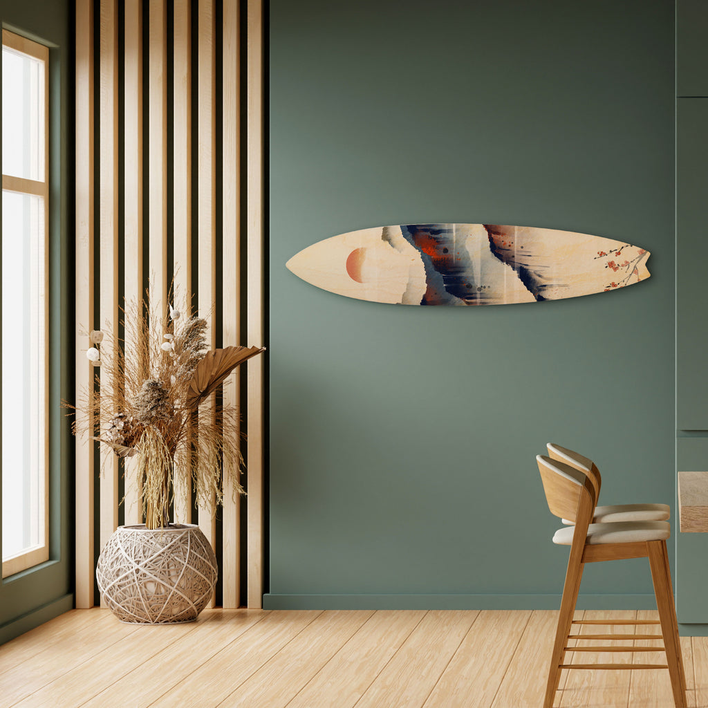 JAPANESE LANDSCAPE Deko-Surfboard